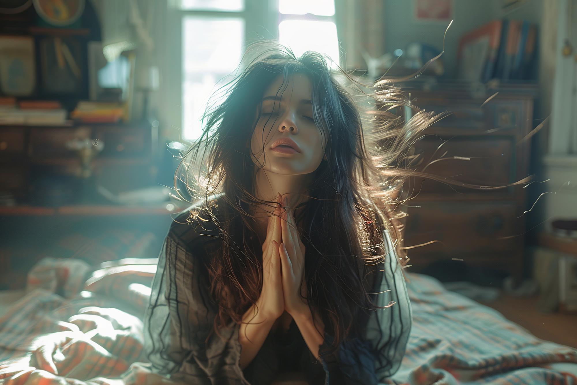 La prière sacrée, la communion intime, le Saint-Esprit.