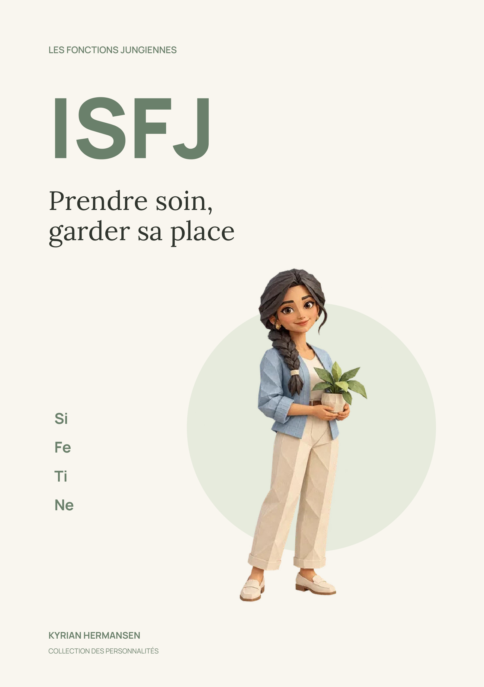 Couverture : ISFJ — Prendre soin, garder sa place